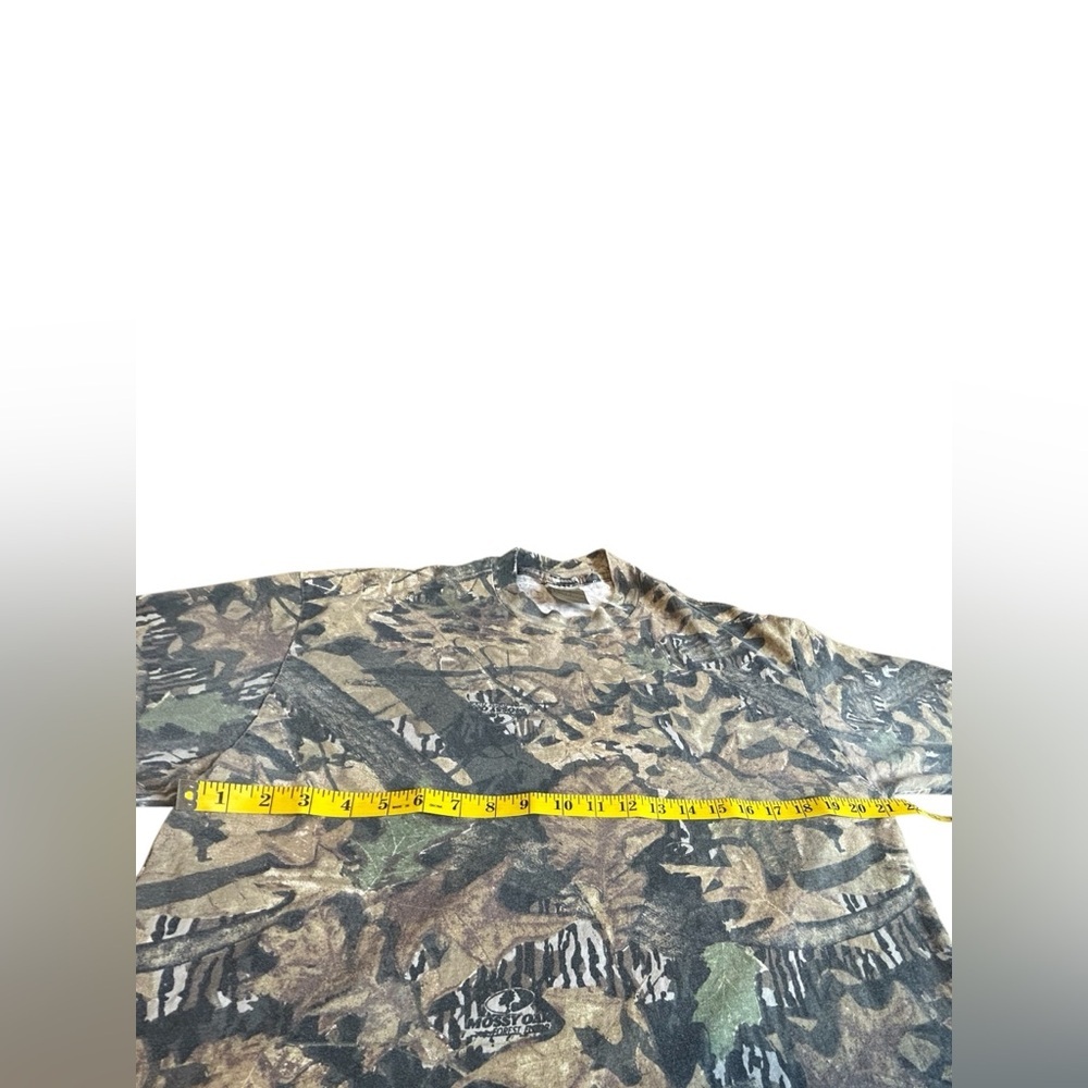 Vintage Mossy Oak Camo Long Sleeve Tee Mens L Faded Hunting Shirt - Picture 6 of 10